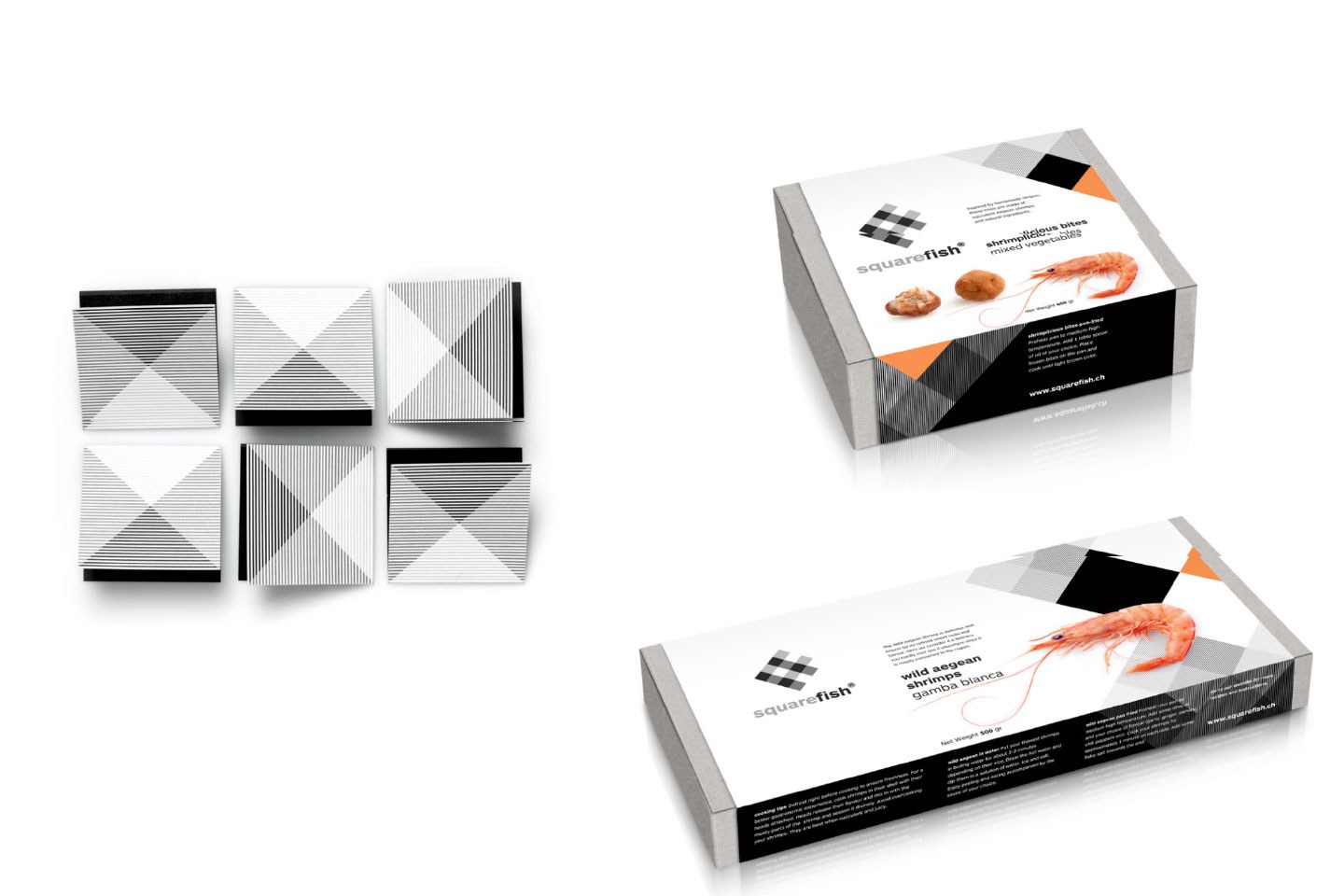 Squarefish packaging system, 2010
